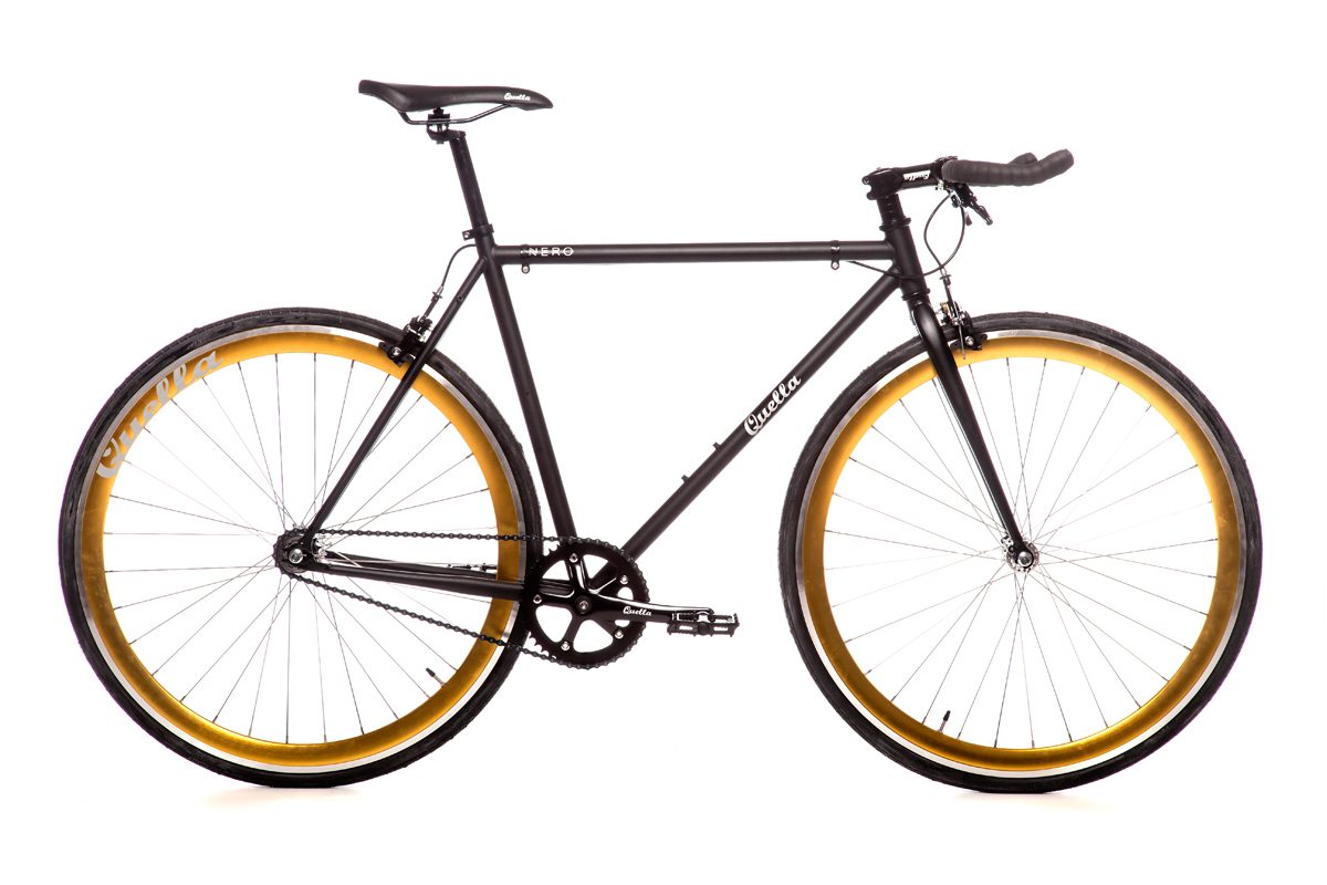 Quella Nero Gold Bicycle