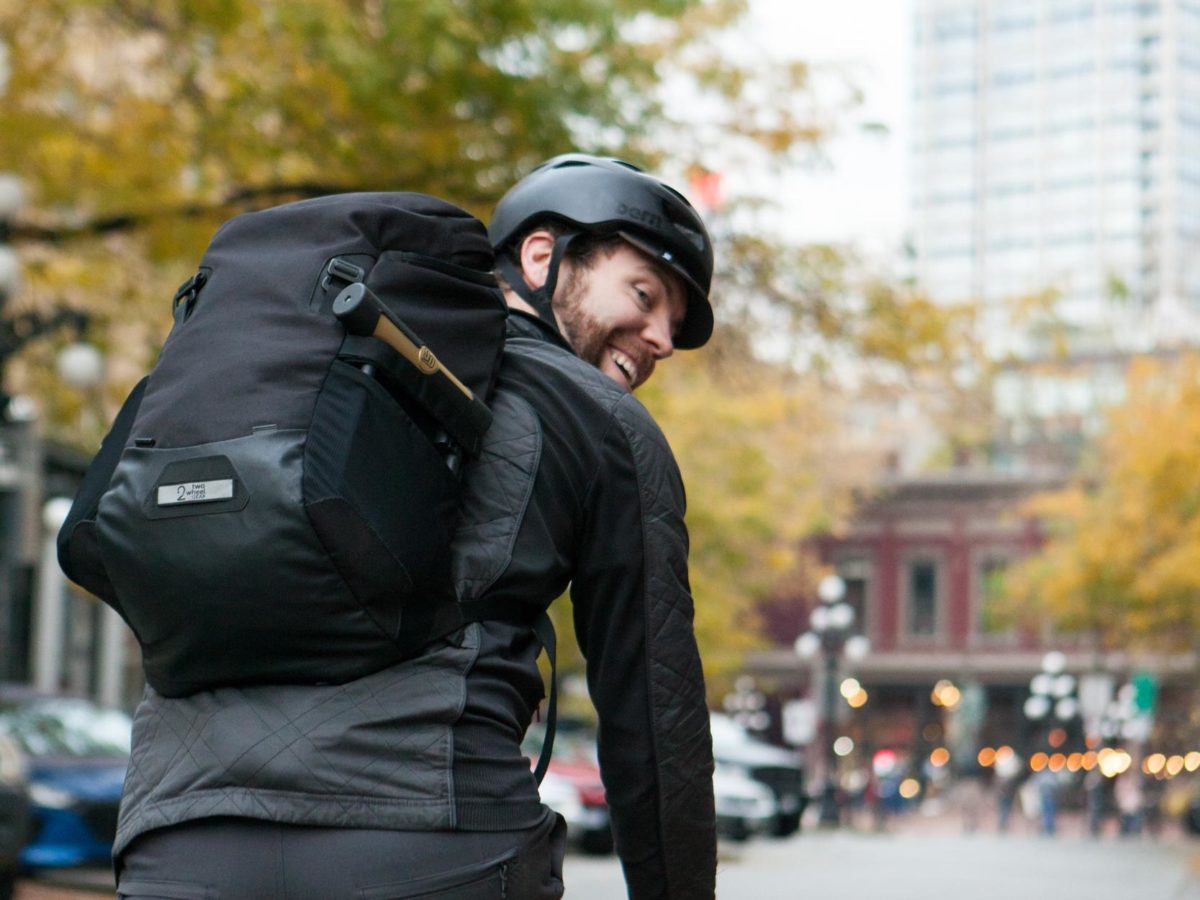 Two Wheel Gear – Commute Backpack – Black – Bike Commuter