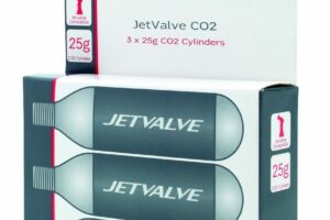 Jetvalve 25g CO2 Refill Cylinders (X3)