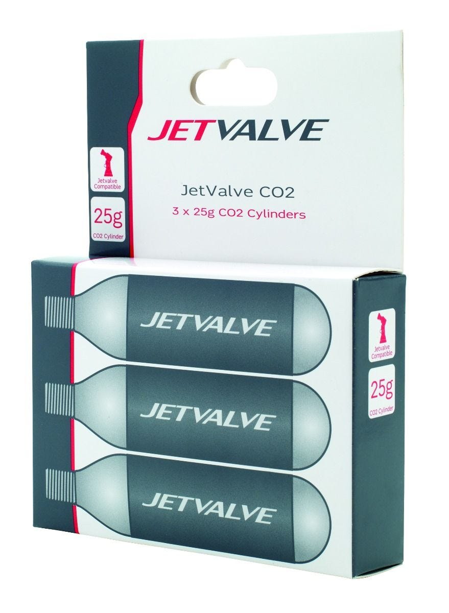 Jetvalve CO2 cylinder